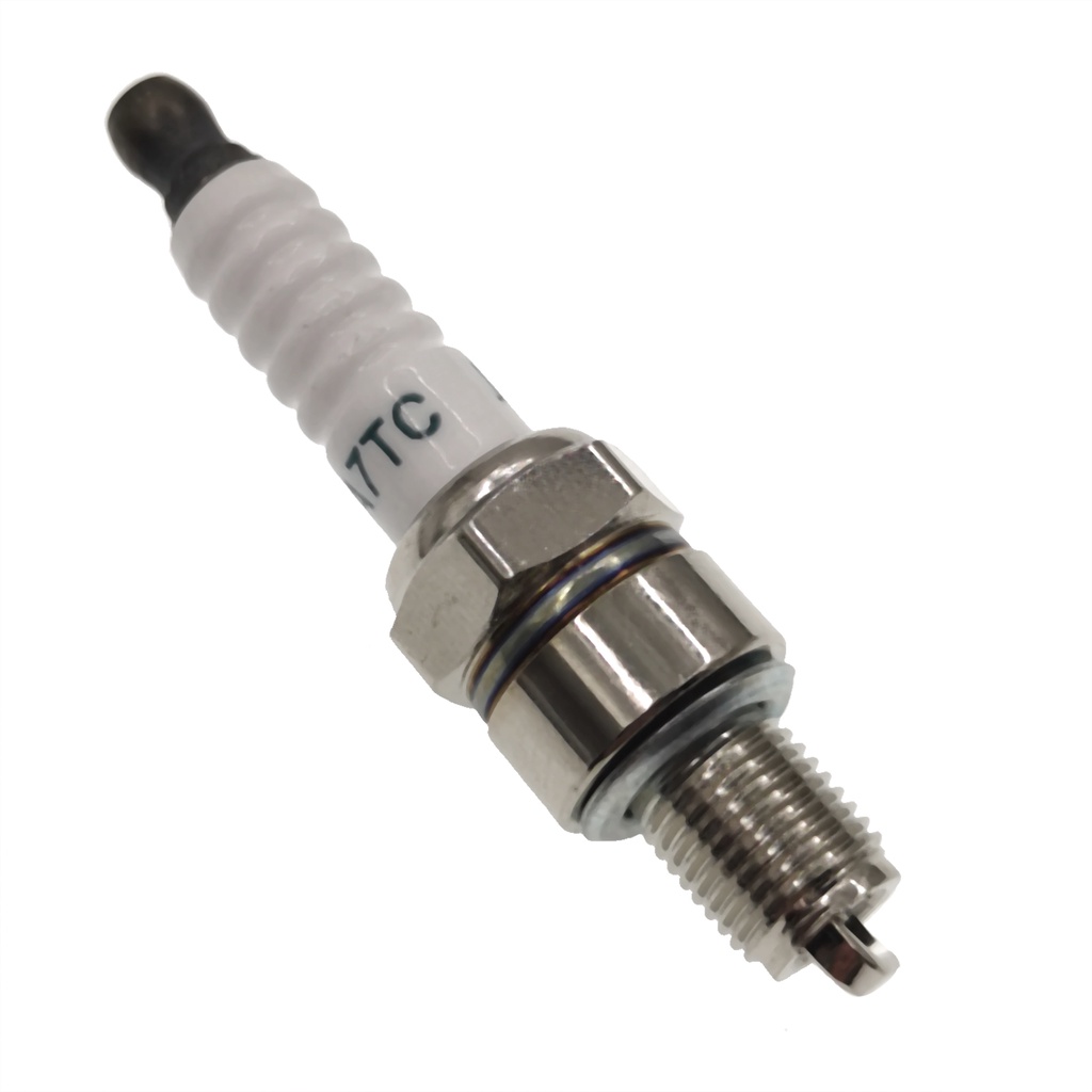 2pcs A7TC GY6 Spark Plug Replacement 50cc 70cc 90cc 100cc 110cc 125cc 150cc Moped Scooter ATV Quads Dirt Bikes Go Kart Scooter