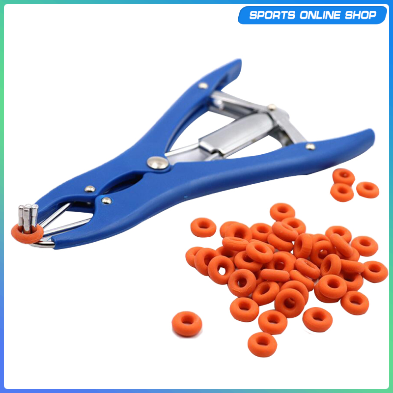 Elastrator Tools 100 Castrator Rings Plier Cattle Goats | Shopee ...