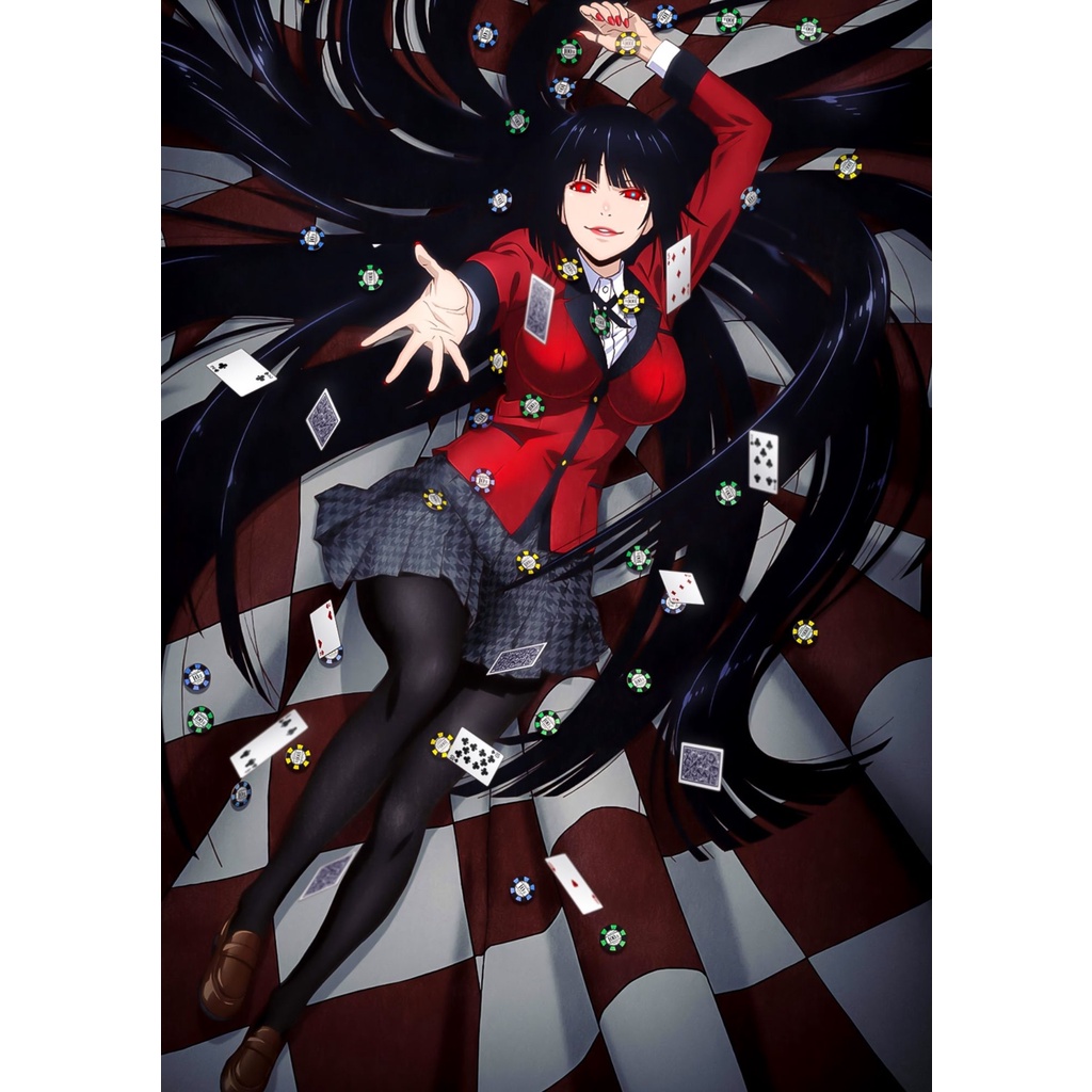 Kakegurui Anime Posters A4 Size | Shopee Philippines