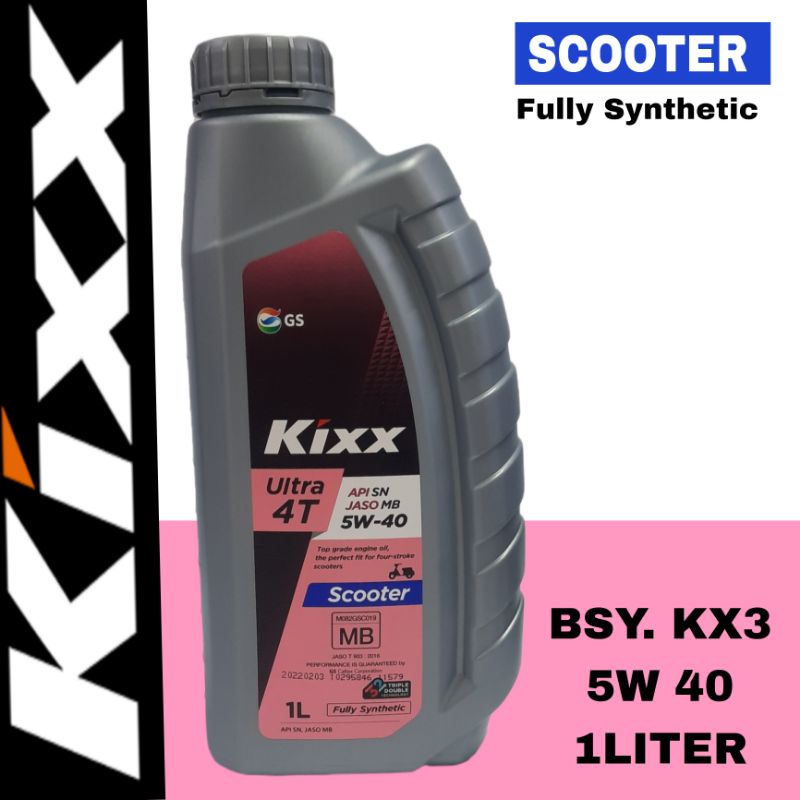 KIXX MOTOR OIL SCOOTER 5W40 FULL SYNTHETIC Shopee Philippines