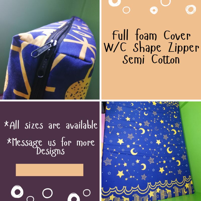 FULL FOAM COVER WITH LONG ZIPPER SUPER AFFORDABLE PRICE!FOAM NOT