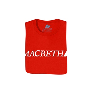 MACBETH 100% Authentic Mens Printed T-Shirt Logo 7031CA063 Chili Red ...