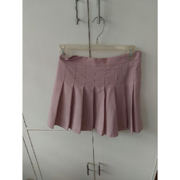 Pink Tennis Skirt with Lining | Shopee Philippines