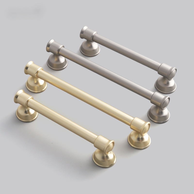 European T Bar Drawer Handles Gold Furniture Handle Zinc Alloy