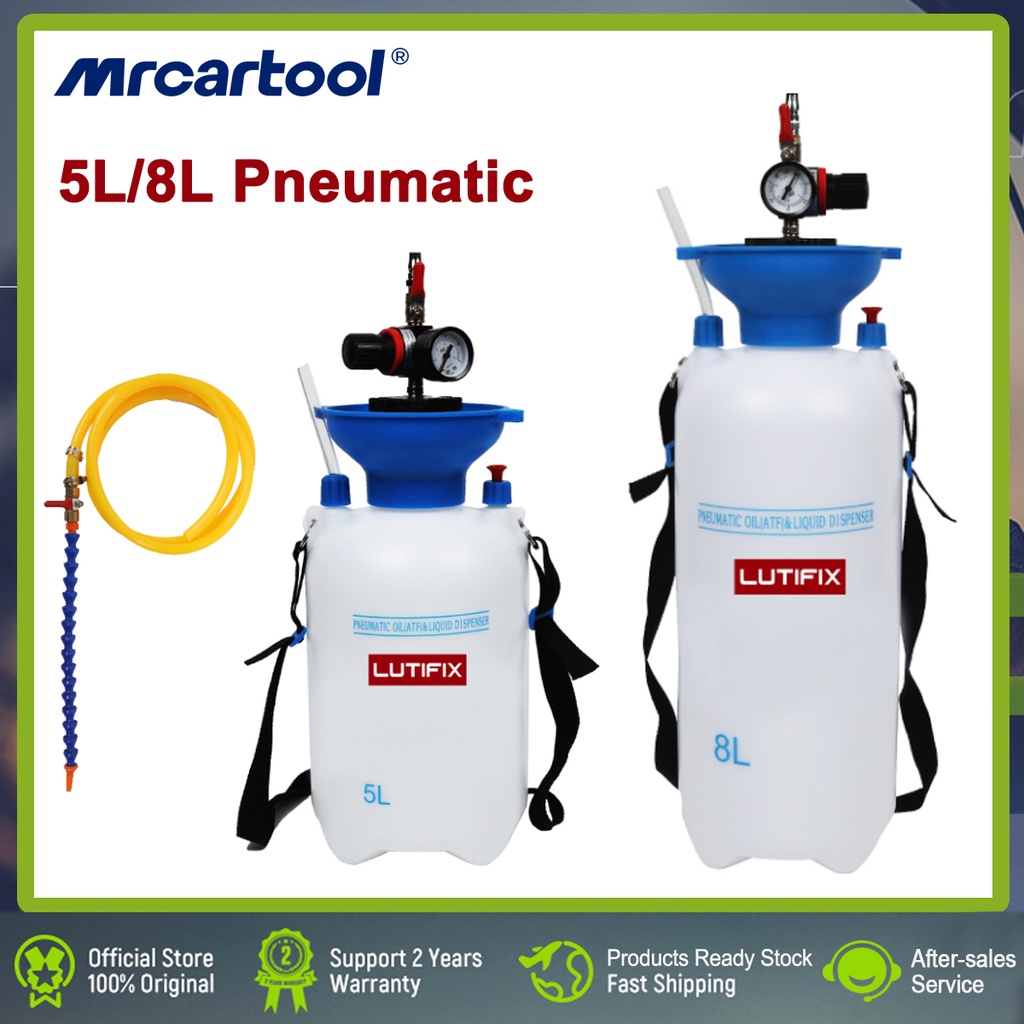 MRCARTOOL LUTIFIX 5L / 8L Pneumatic Gear Oil Pumping Pump High-Speed ...