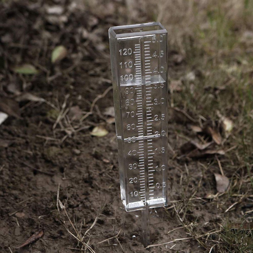 DARON Rain Gauge Yard Outdoor Measurement Transparent Clear Rain Meter ...