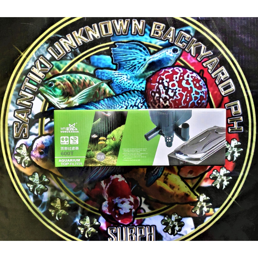 VENUS AQUA Top Filter 603T 15w / 602T 12w / 601T 10w / 600T 8w Shopee