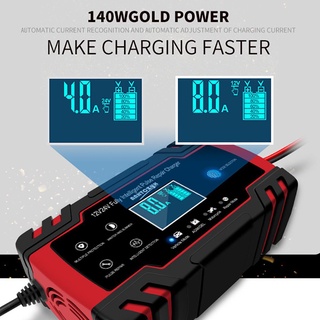 V V A Full Automatic Battery Chargers Digital LCD Display Car Battery Chargers Power Puls