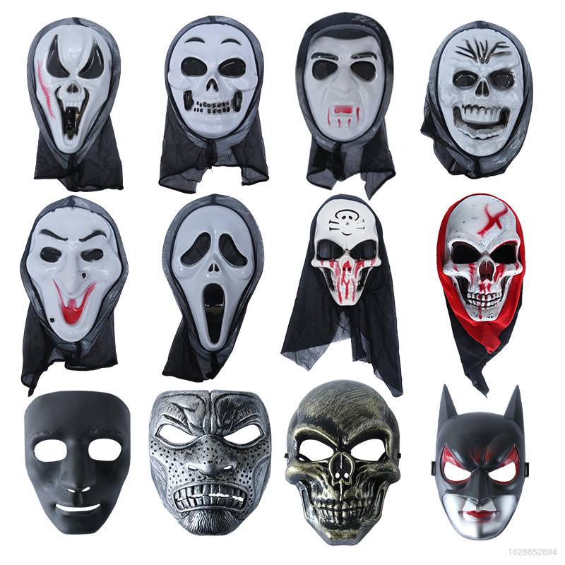 Happy Halloween Mask Batman Scream Ghost Party Decorations Cosplay