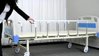 Hospital Bed 2 CRANK Full Set Of Equipment Geriatric Beds Load Capacity ...