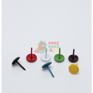 100 Push Pins For Sewing and Crafts. 25 Pack 5 Colors Blue Push Pins Red  Push Pins Yellow Push Pins White Pushpins Green Push pins