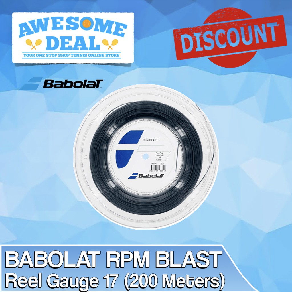Babolat RPM Blast 17 Tennis String Reel 660' (200m)