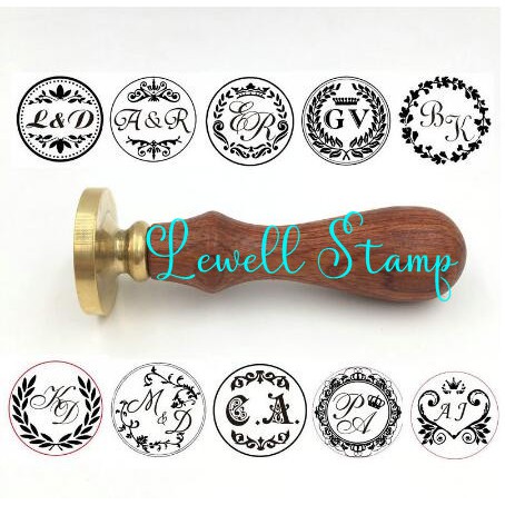 YGHM Personalized Sealing Wax Stamp - Custom Logo Vintage Stamp For Wedding Invitations
