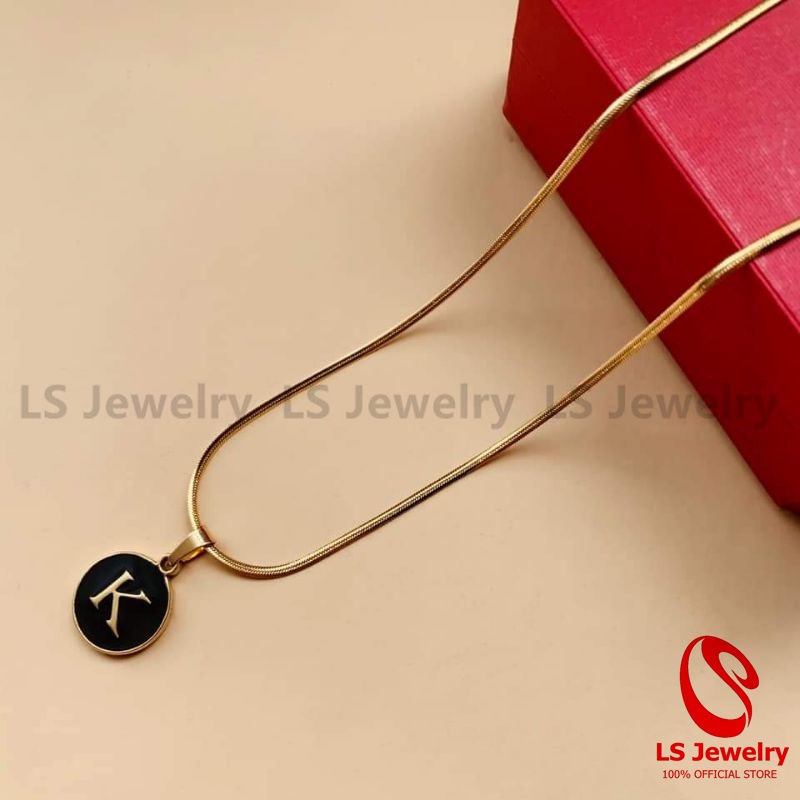 LS jewelry 18k Gold Plated Pendant Necklace For Women High Quality