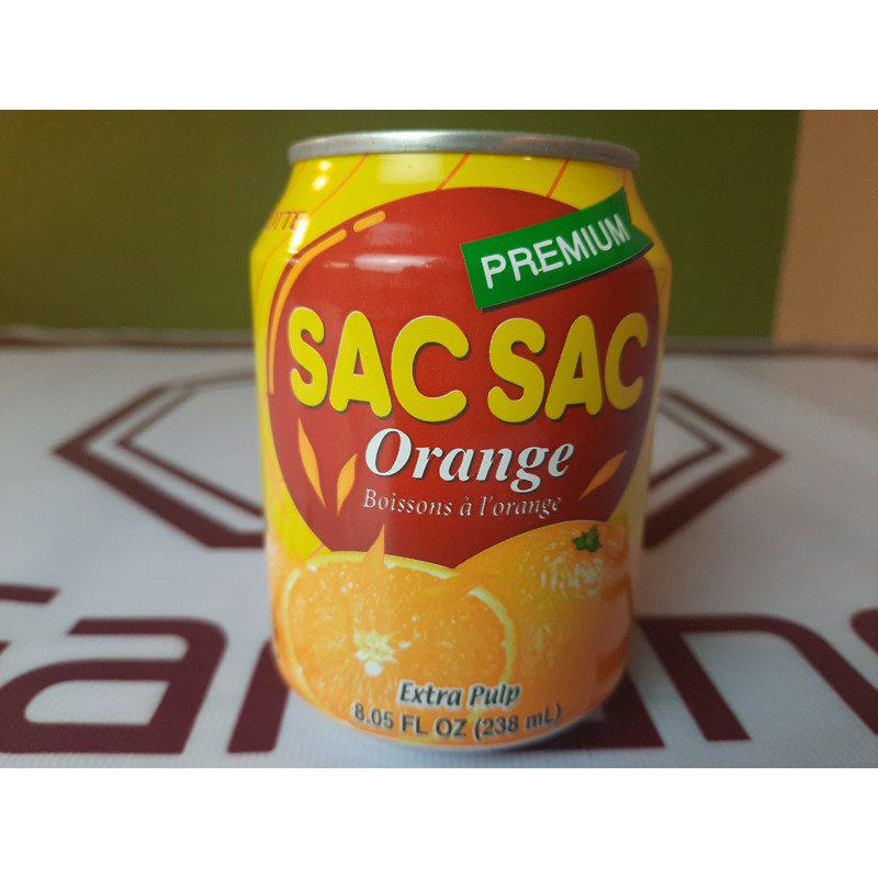 The most popular Korean orange juice SAC SAC(with real orange) in can
