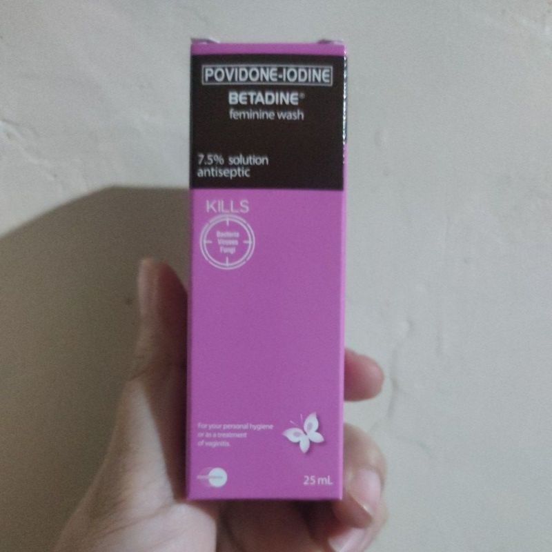 Betadine Povidone Feminine Wash 25ml Shopee Philippines