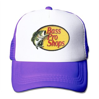 Unisex Bass Pro Shops Logo Classic Mesh Back Trucker Cap Hat Ash
