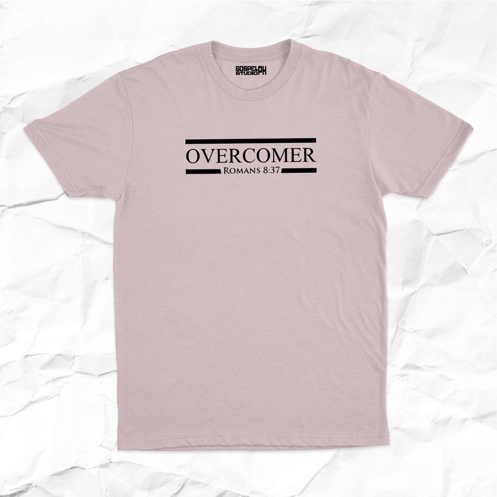 GSPH - Overcomer 2 Bible Verse Shirt Christian Gospel Scriptures Tops ...