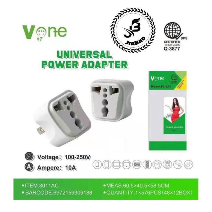 JB Universal Power Adapter Plug Socket Shopee Philippines