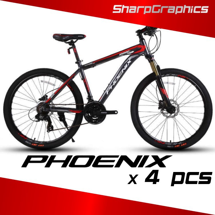 Phoenix Venzo Bike Brand Sticker Decal Shopee Philippines