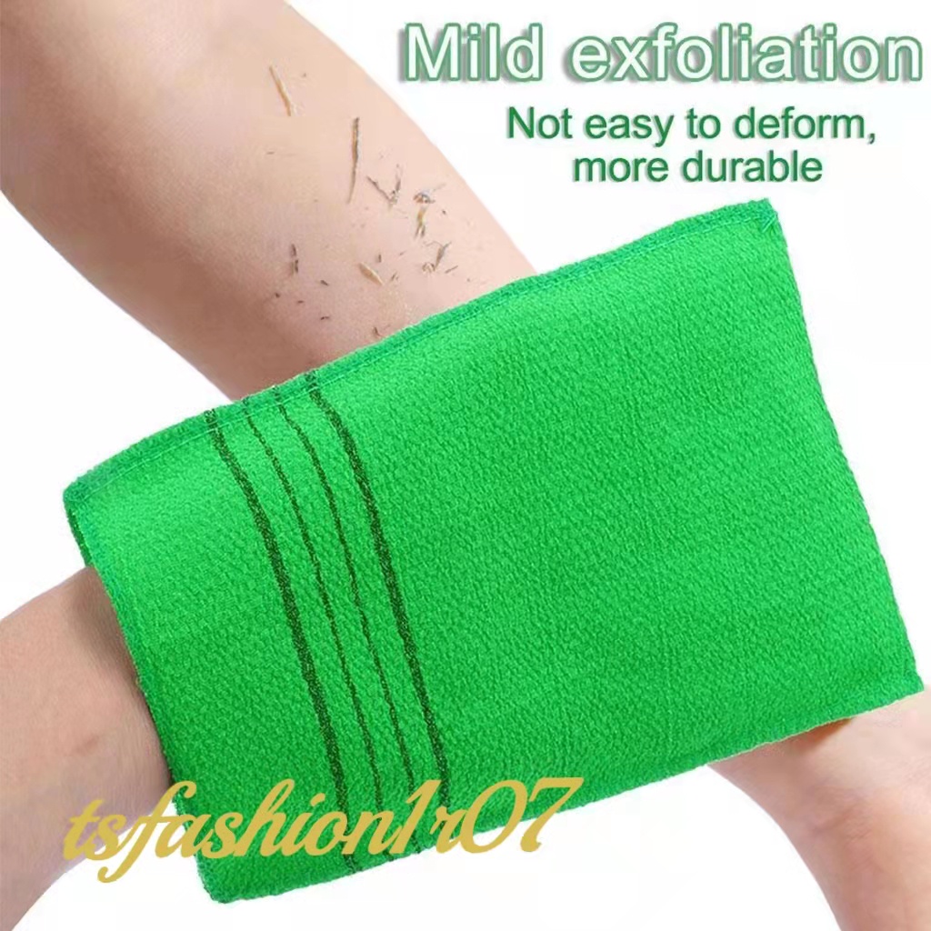 Hanseihome Korean Mitt Scrub Shower Exfoliating Towel mild exfoliation ...