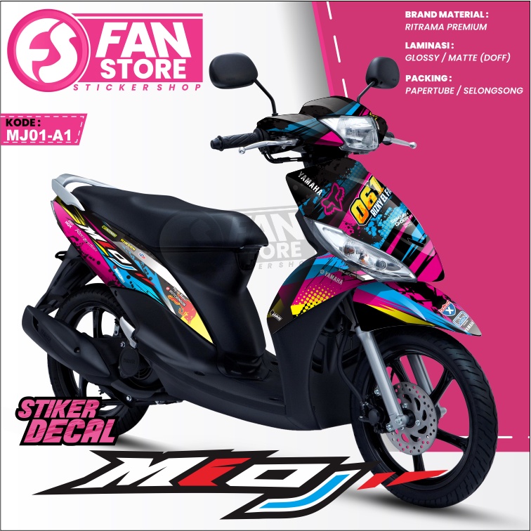 Yamaha Mio J 2012 Fullbody Decal Sticker - MIO J Full Body Decal Racing ...