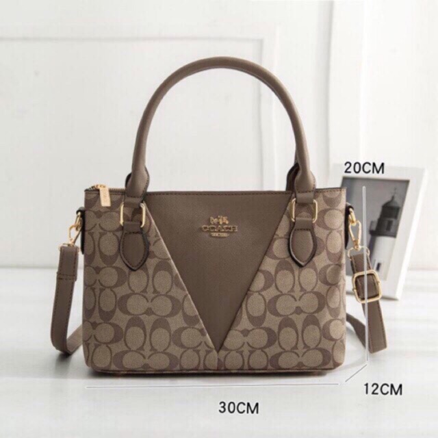 Sy 1910 Coach Shoulder Bag With Sling Shopee Philippines