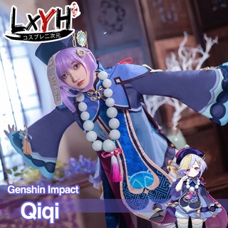 Acessórios de modelo Genshin Impact Cosplay, produtos oficiais, emblemas de  personagens, porto Liyue (Cor: Qiqi) : : Moda
