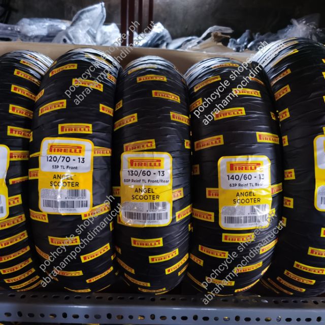 PIRELLI ANGEL SCOOTER R13 FOR NMAX free pito and sealant Shopee