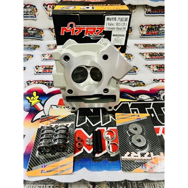 MTRT BIG VALVE 30.5X25 CYLINDER HEAD (COMPLETE) MIO/SOULTY/SPORTY/AMORE ...