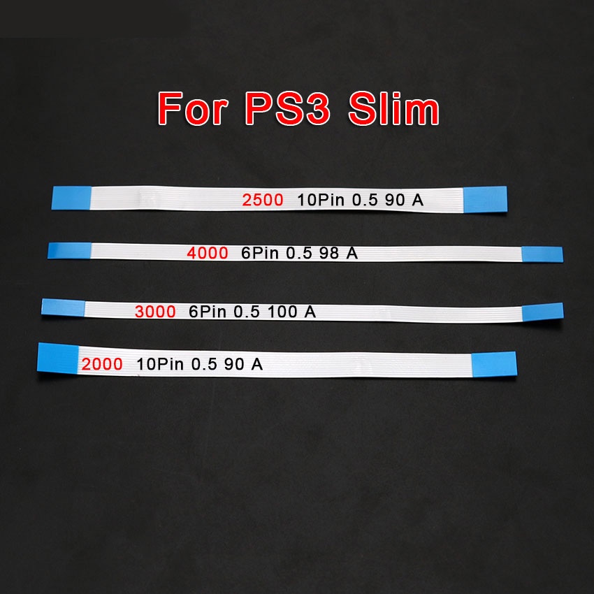 Playstation 3 / PS3 slim Power on off switch reset ribbon cable 10 pin