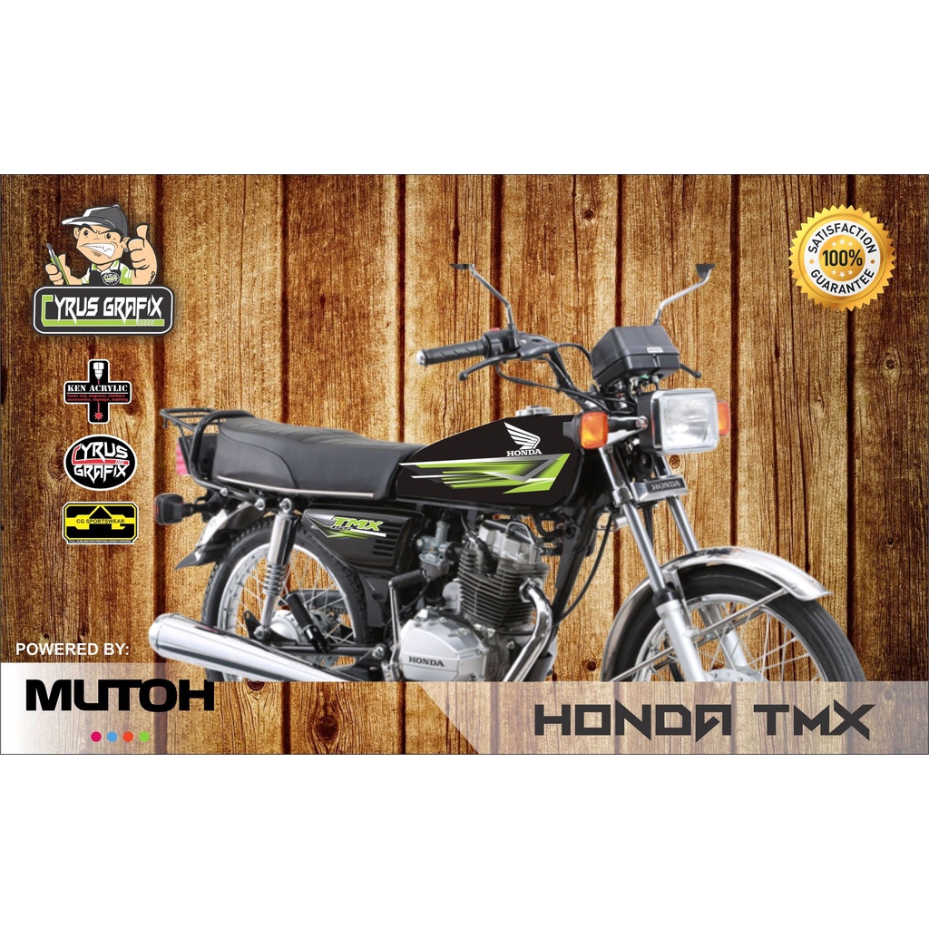 HONDA TMX 155 STOCK GLOSSY DECALS | Shopee Philippines