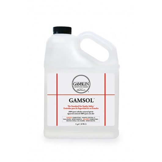 ORIGINAL GAMBLIN Gamsol Odorless Mineral Spirits 1 Gallon / Liter (100