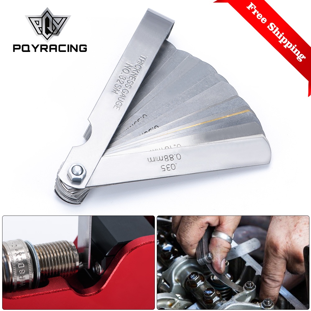 32 Blades Metric Thickness Gage Set Tappet Valve Feeler Gauge Gauges