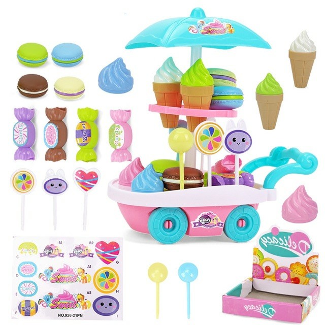 macg】Mini Sweet Dessert Cart Toys For Kids #BK0017# Shopee