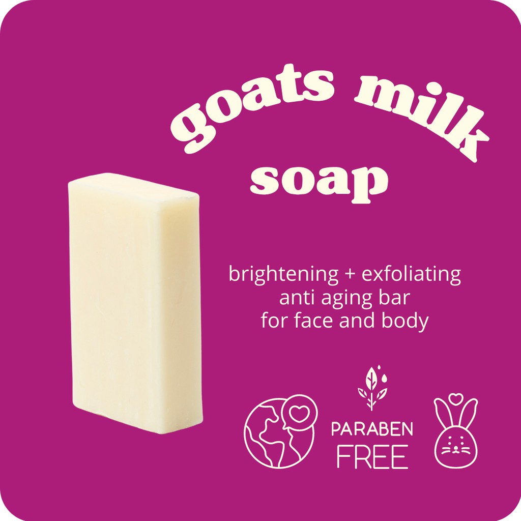 beachborn Goats Milk Soap anti aging exfoliating brightening for face