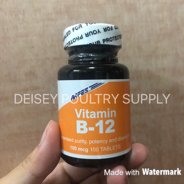 Vitamin B12 Aafes for Gamefowl (100 Tablets) Shopee Philippines