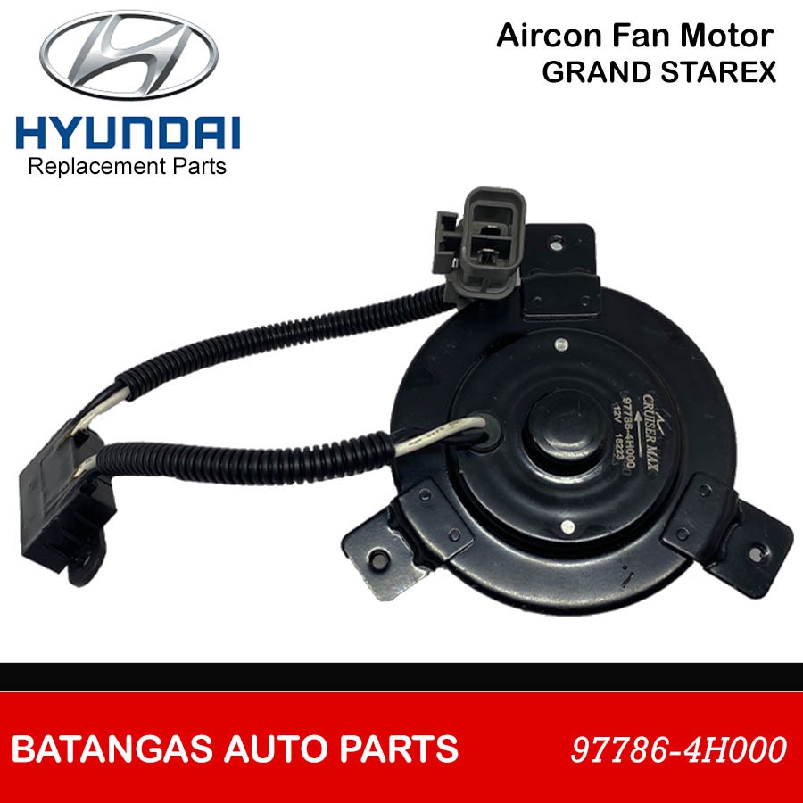 AIRCON COOLING FAN MOTOR, For Hyundai Grand Starex Part No: 97786-4H000 ...