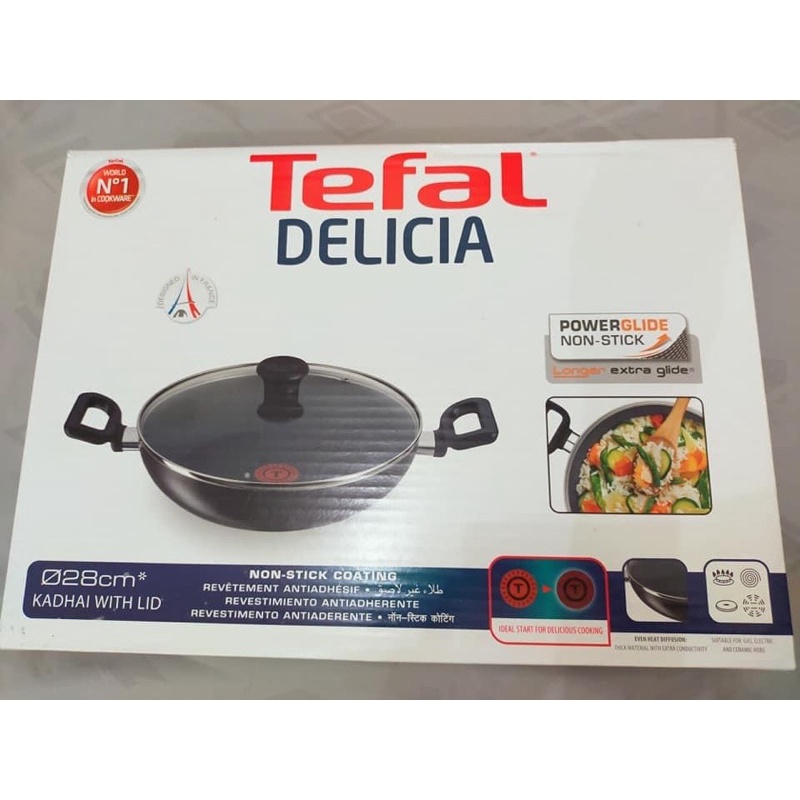 Nonstick Aluminium Tefal Delicia Fry Pan, For Kitchen