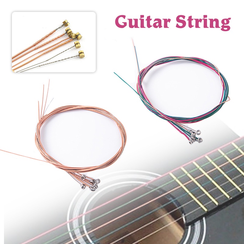 3 Sets of 6 Guitar Strings Replacement Steel String For Acoustic Guitar  1st-6th