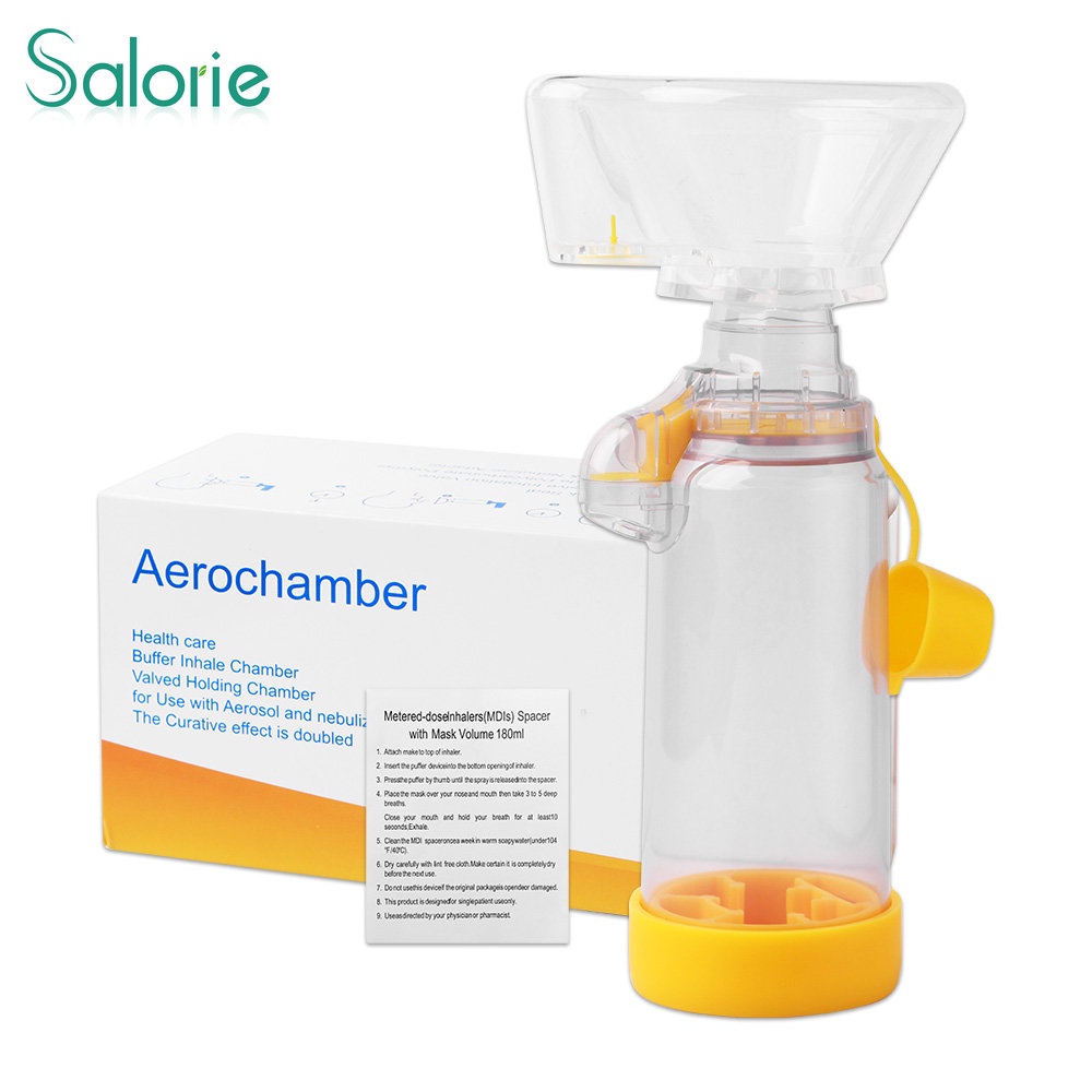 Asthma Spacer Inhaler Spacer Device Silicone Aerosol Cabin Aerosol