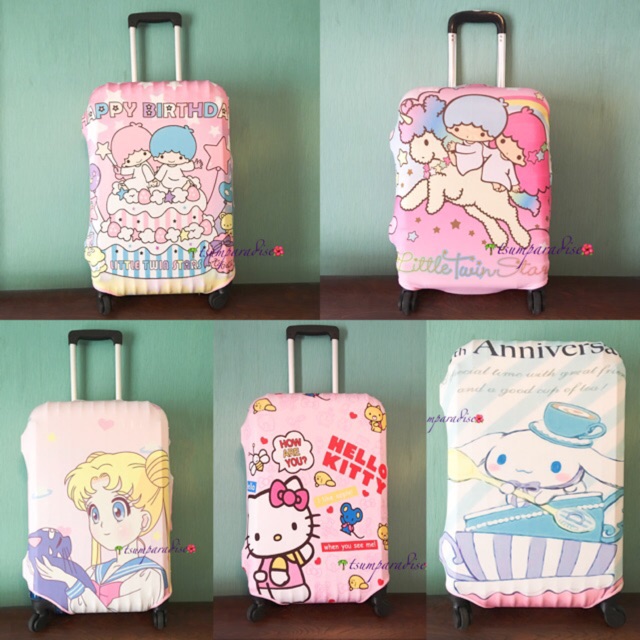 Hello kitty luggage cover outlet