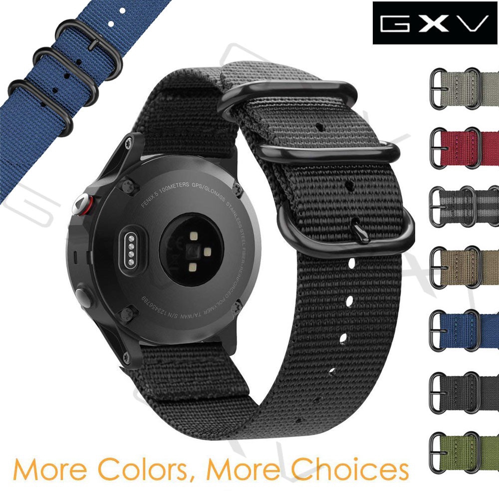 22mm Premium Nato Nylon Strap Watch Band for Garmin Fenix 6 6 Pro 5 Forerunner 935 945 with Tools Shopee Philippines