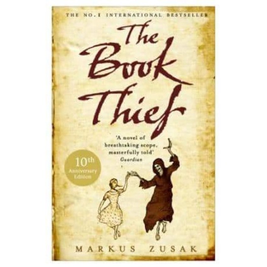 The BOOK THIEF (10th Anniverssary Edition)... Markus Zusak | Shopee ...