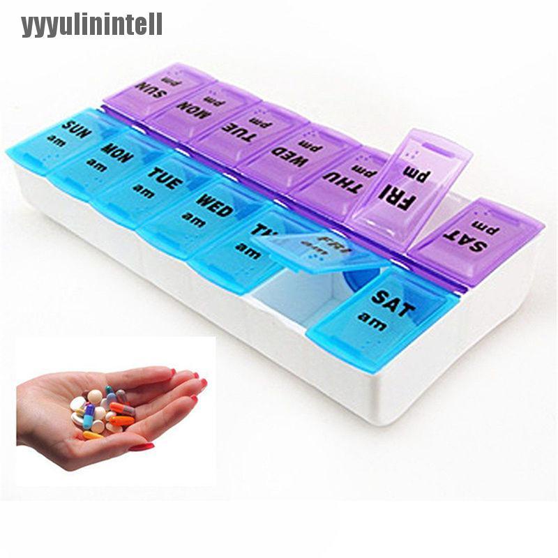 Hot Sale Pill Box Storage Organizer 7 Day Medication 14