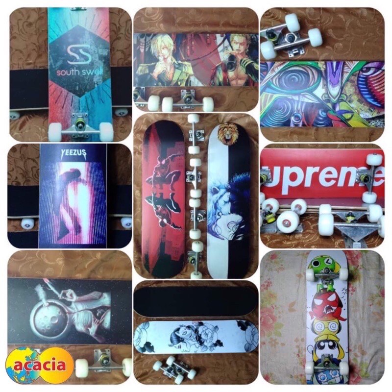 Customized Deck with Skateboard Set Maple Wood and FREE Griptape ...