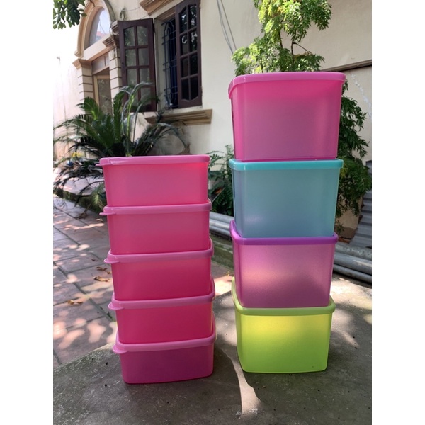 Set of 9 cooler Tupperware boxes | Shopee Philippines