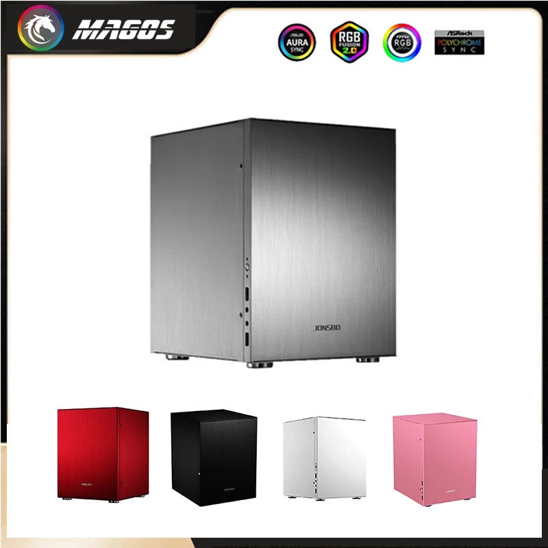 JONSBO Aluminum Mini ITX Water Cooling PC Case,DIY Computer Desktop