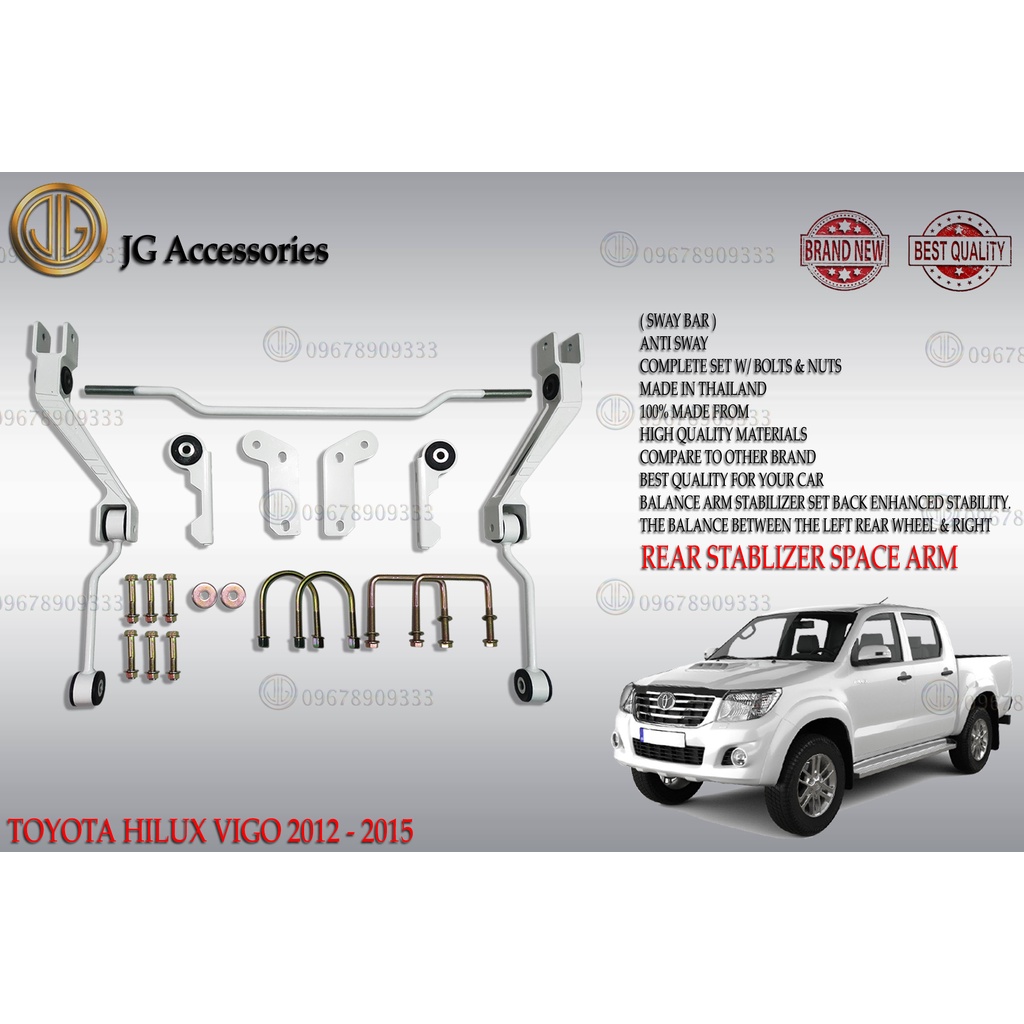 TOYOTA HILUX VIGO/HILUX VIGO CHAMP 2012-2015 WHITE BALANCING ARM/REAR ...