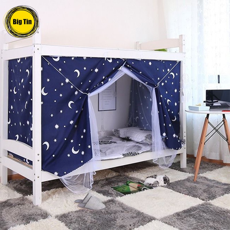 BigTin Dormitory Double Deck Privacy Bed Curtain Mosquito Net Bed